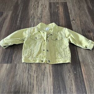 baby GAP green corduroy jacket girls 12-24 mo